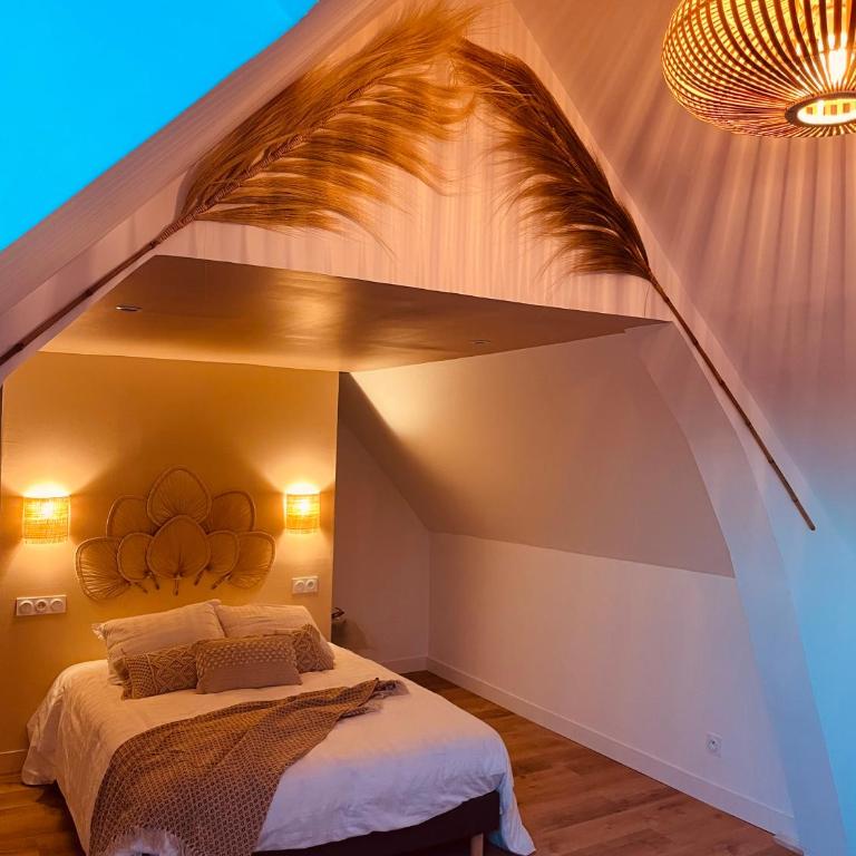 L Osmose "Suite" sauna-hammam-spa - Chambre Double avec Salle de Bains Privative - 4