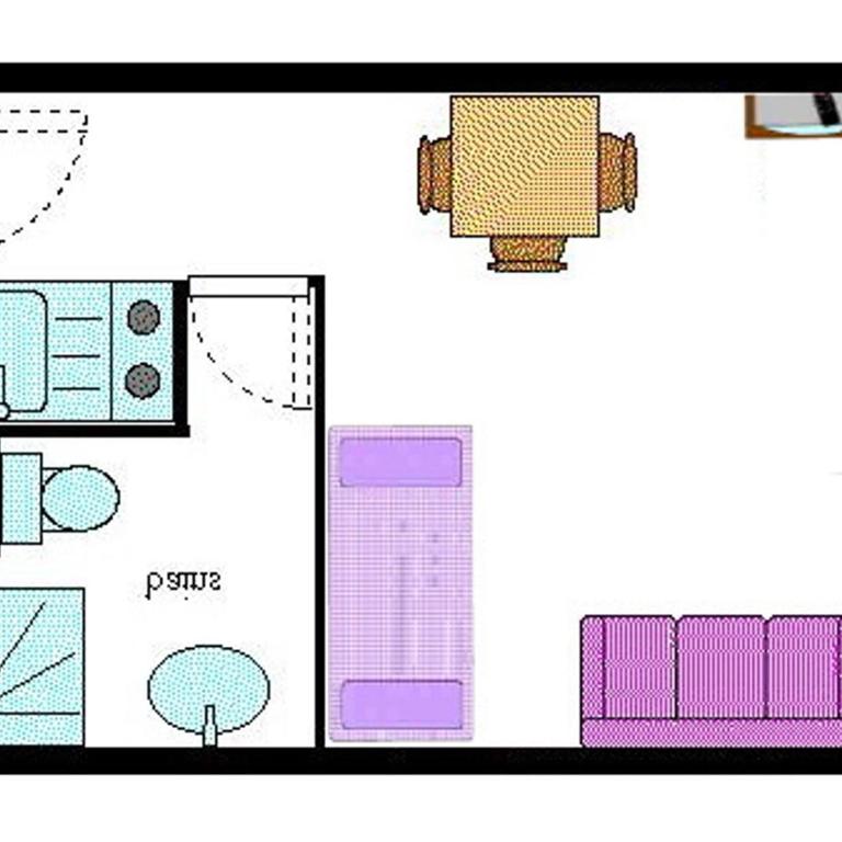 Studio cosy pour 2/3 pers., skis aux pieds, proche commerces et services à Val-Cenis - FR-1-508-235 - Studio - 7
