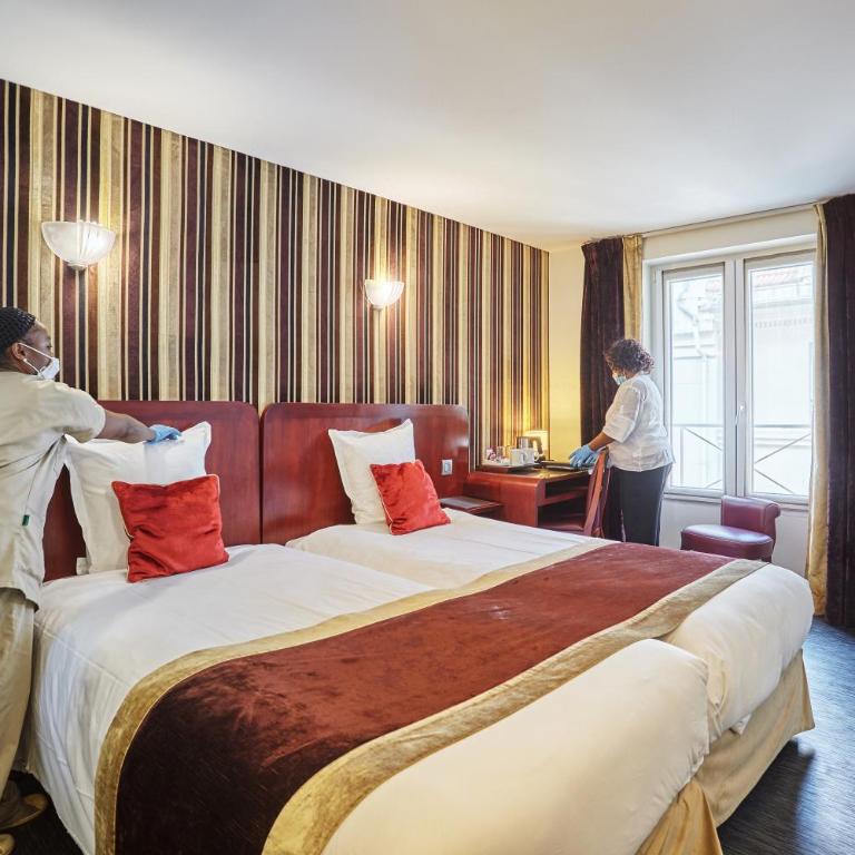 Hotel Opéra d'Antin - Chambre Lits Jumeaux Confort - 1