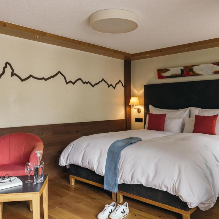 la couronne Hotel & Spa - Habitación Doble Deluxe con vistas al Matterhorn - 7