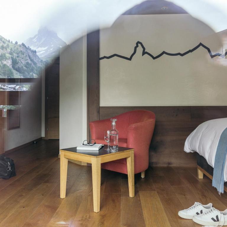 la couronne Hotel & Spa - Habitación Doble Deluxe con vistas al Matterhorn - 8