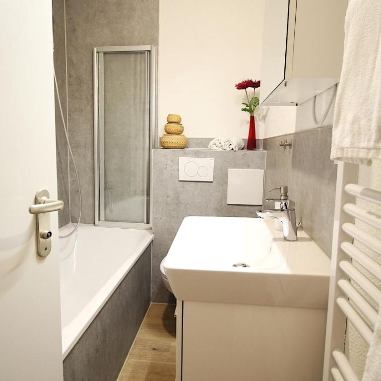 Zentrale Stadtwohnung - direkt am Main, Park-Ausblick - Apartment mit 1 Schlafzimmer - 14