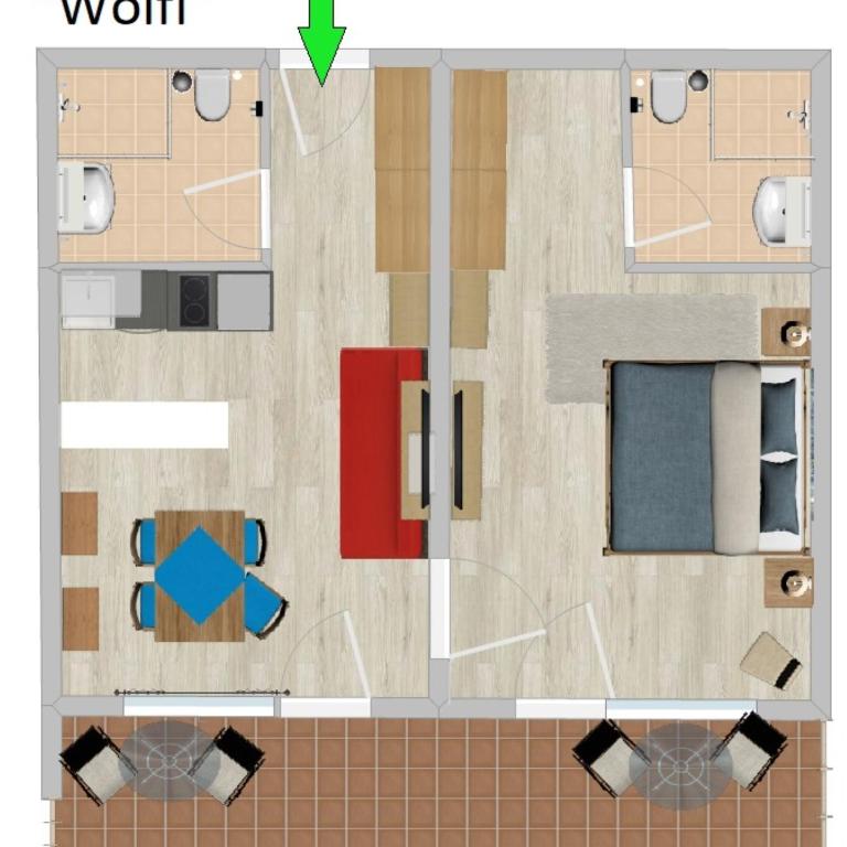 Ferienwohnungen am Schlossberg - Partner von Oberstaufen PLUS - Appartamento Bilocale con Balcone - 1