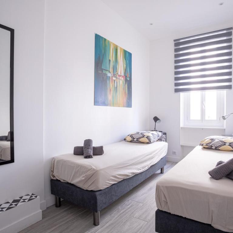 Cannes Experience Pastour Privatize 6 aparts 10bedrooms&9baths 11doublebeds with his duplexpenthouse ROOFTOP close palais congres beaches et Suquet - Maison de Vacances - 28