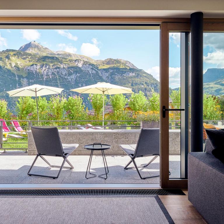 Chalet Hohe Welt - luxury apartments - Apartment mit 2 Schlafzimmern mit Balkon und Terrasse - 3