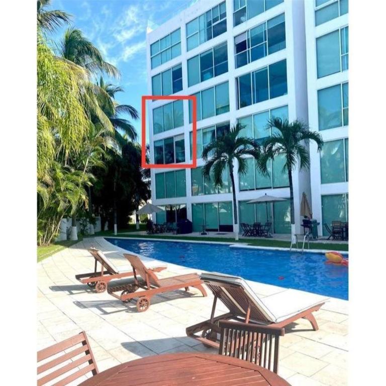 Depto 2 Pisos, Vista Alberca. A 50 mts Del Mar - Apartamento de 3 dormitorios - 34