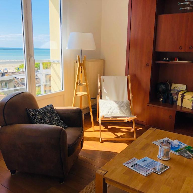 BELLEVUE -Appartement de Charme - Vue imprenable sur la Mer - Face à Nausicàa - Appartement - Vue sur Mer - 4
