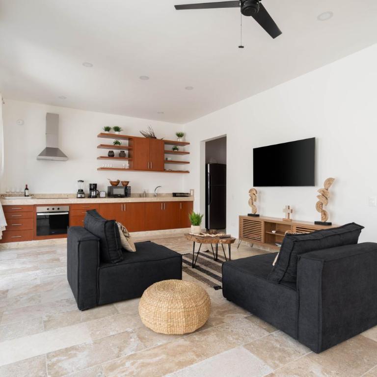 Tulum Cozy 3 Bedrooms Townhome-Centrally Located-Gated-WIFI - Apartamento Dúplex - 19