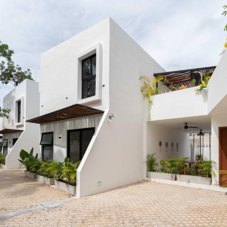 Tulum Cozy 3 Bedrooms Townhome-Centrally Located-Gated-WIFI - Apartamento Dúplex - 70
