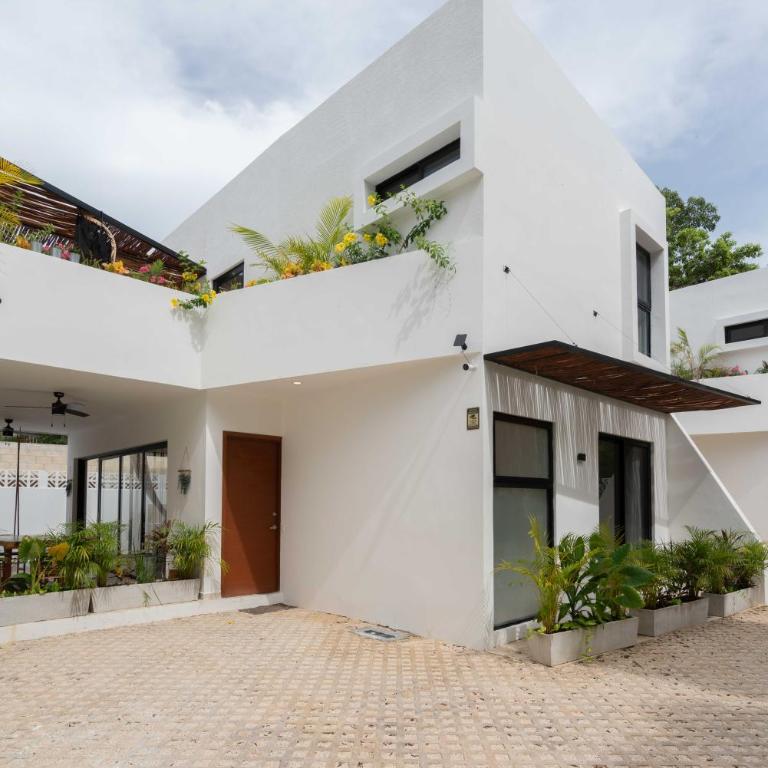 Tulum Cozy 3 Bedrooms Townhome-Centrally Located-Gated-WIFI - Apartamento Dúplex - 69