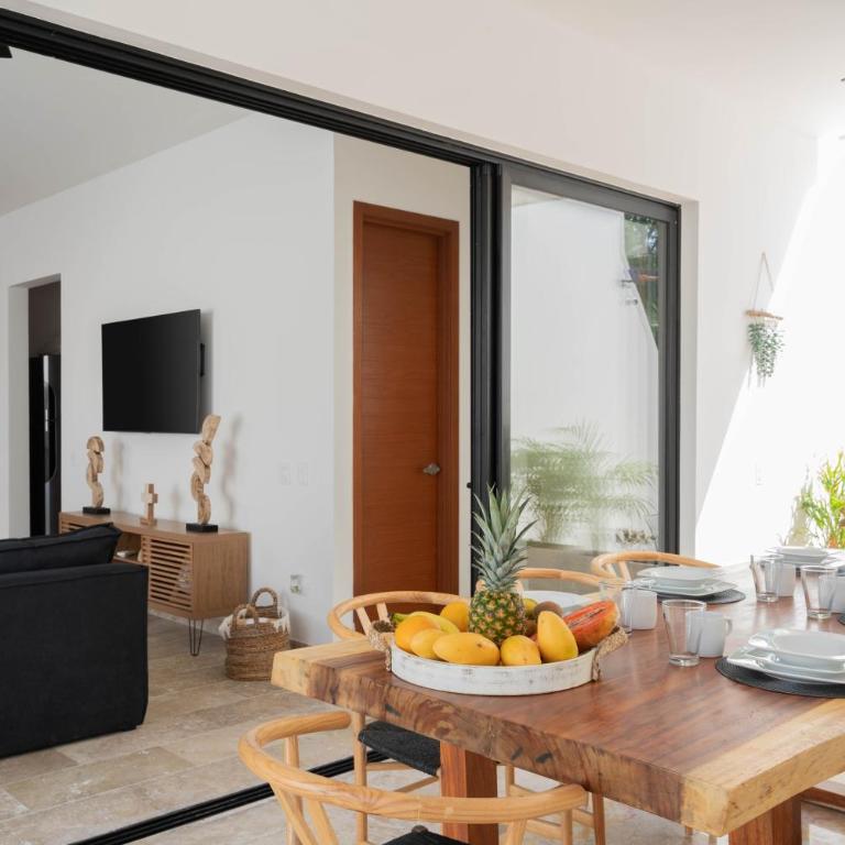 Tulum Cozy 3 Bedrooms Townhome-Centrally Located-Gated-WIFI - Apartamento Dúplex - 13