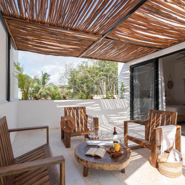 Tulum Cozy 3 Bedrooms Townhome-Centrally Located-Gated-WIFI - Apartamento Dúplex - 65