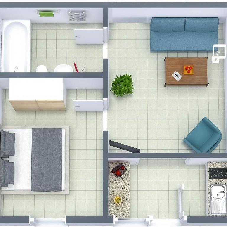 Gästehaus Berlinger - Standard Apartment mit 1 Schlafzimmer - 2
