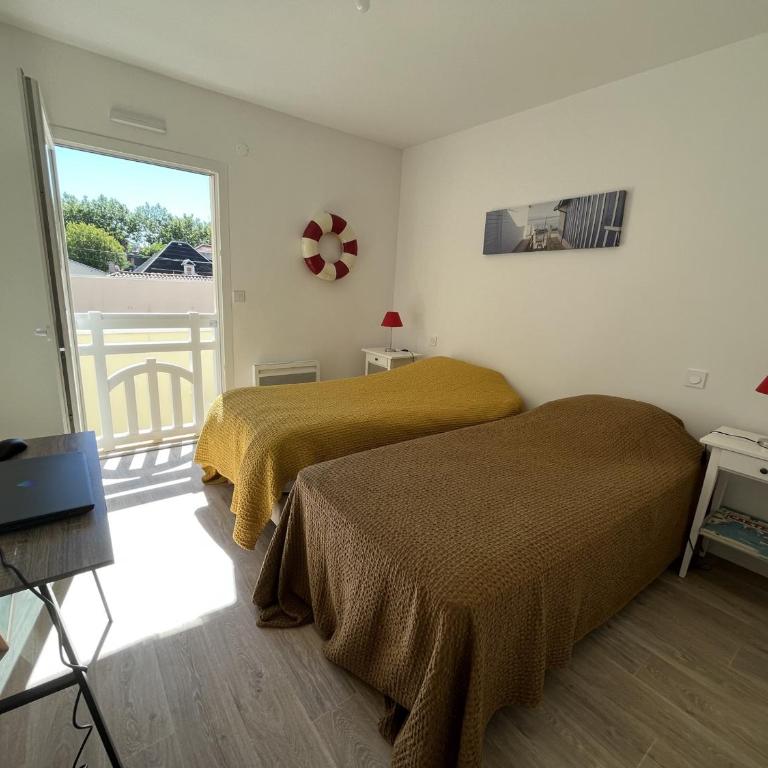 T3 en centre d'Arcachon, 2 min plage, 5 min gare, balcon, parking sécurisé, WIFI, ménage inclus - FR-1-374-193 - Appartamento - 7