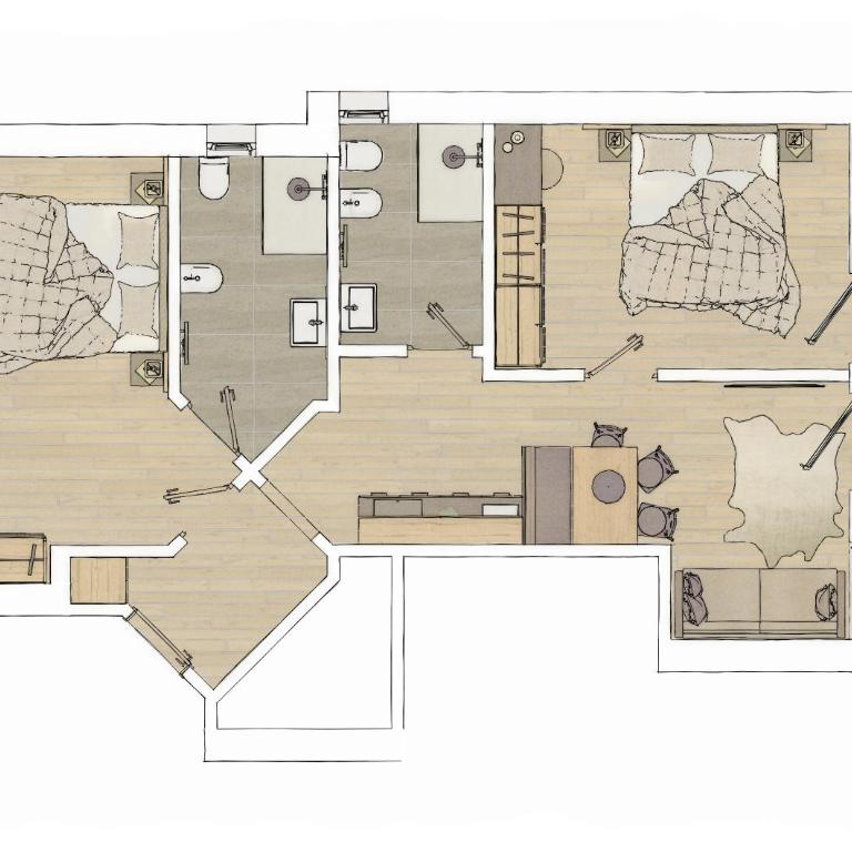 Alpenspitz Appartements - Garni - B&B - Apartment with Garden View - 3