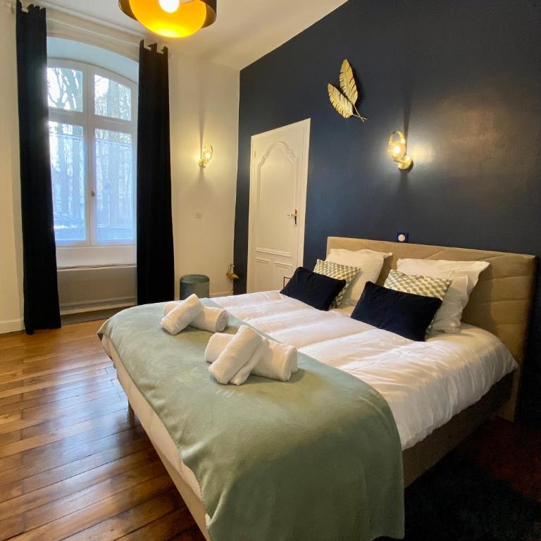 L'EUGENIE BLUE Calme parcs et thermes - Appartement 1 Chambre - 9
