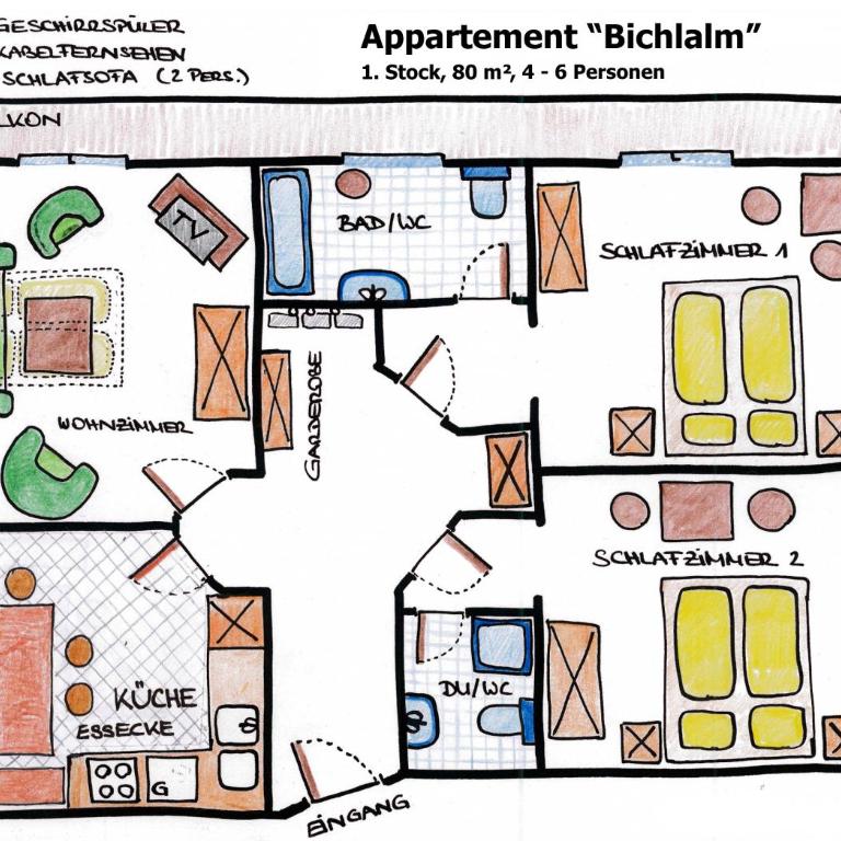Gästehaus Maier - Comfort Apartment mit 2 Schlafzimmern - 1