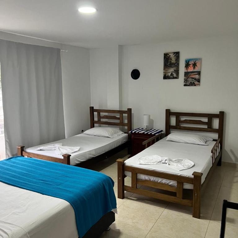 Hotel Taganga Plaza Santa Marta - Habitación Familiar con baño privado - 22