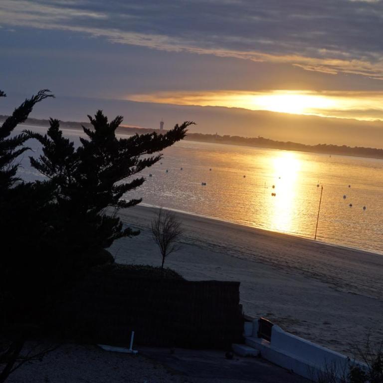 Appartement ARCACHON Perreire Premiere ligne les pieds dans l eau vue magnifique sur le bassin - One-Bedroom Apartment - 16