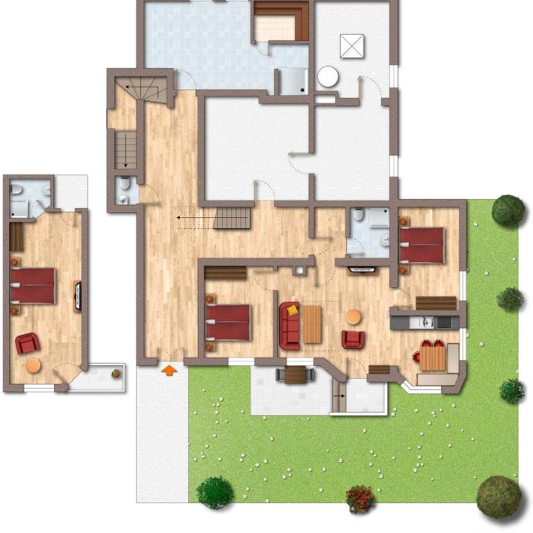 Ferienhof Almfrieden - Apartment mit 1 Schlafzimmer und Dusche - 1