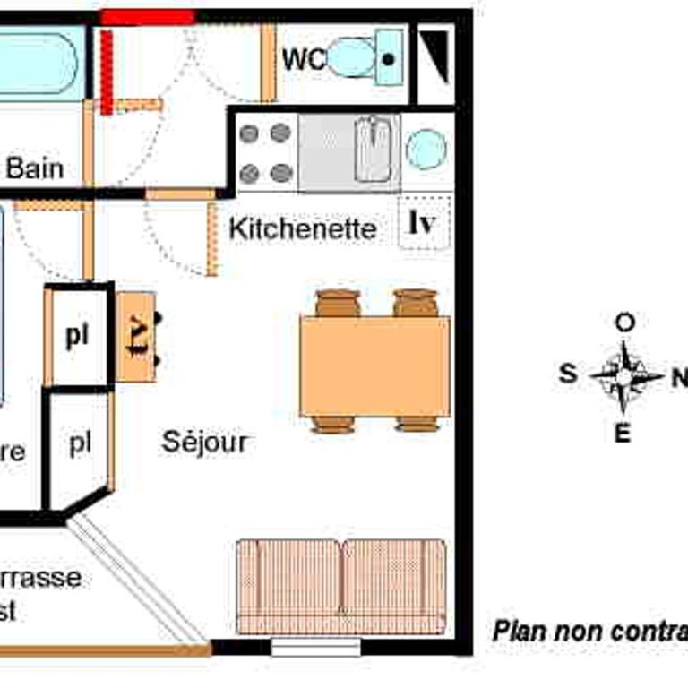 Appartement cosy 4 pers avec WIFI et parking à Lanslevillard - FR-1-508-183 - Appartement (4 Adultes) - 4