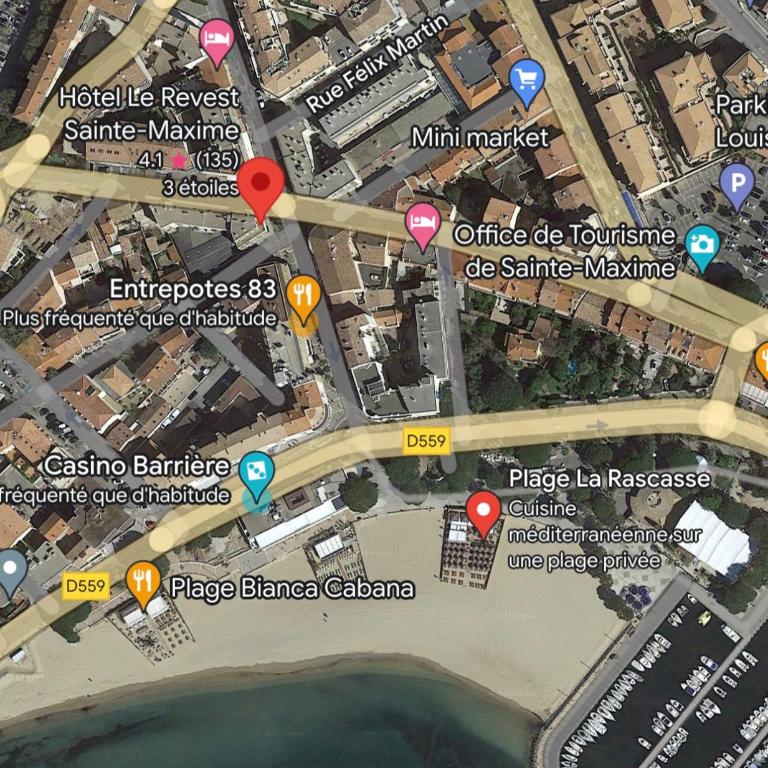 Centre Ville Sainte maxime 100M plage et commerce a pied - Apartment mit 2 Schlafzimmern - 13