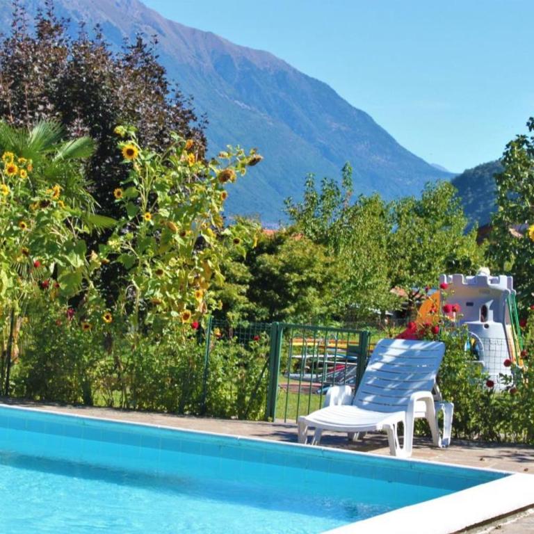 Sole 2 Terrassen Ferienwohnung mit Pool OG - Appartamento con Vista Lago - 17
