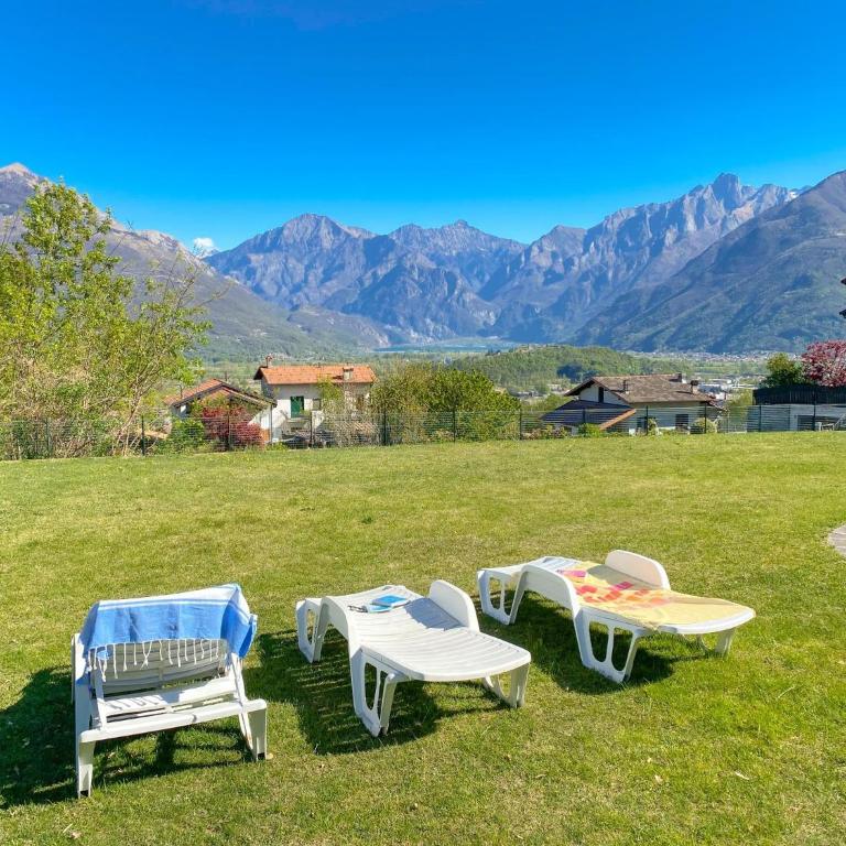 Sole 4 Garten Ferienwohnung mit Pool EG - Appartamento con Vista Lago - 2