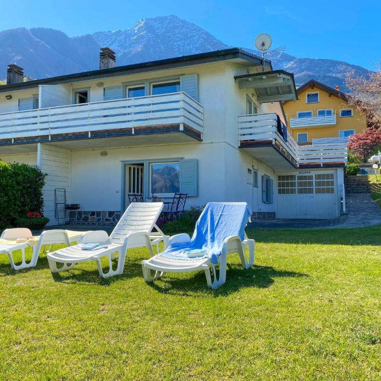 Sole 4 Garten Ferienwohnung mit Pool EG - Appartamento con Vista Lago - 11