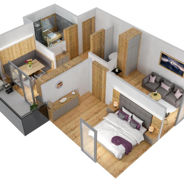 Aparthotel Fuxbau - Familiensuite - 15