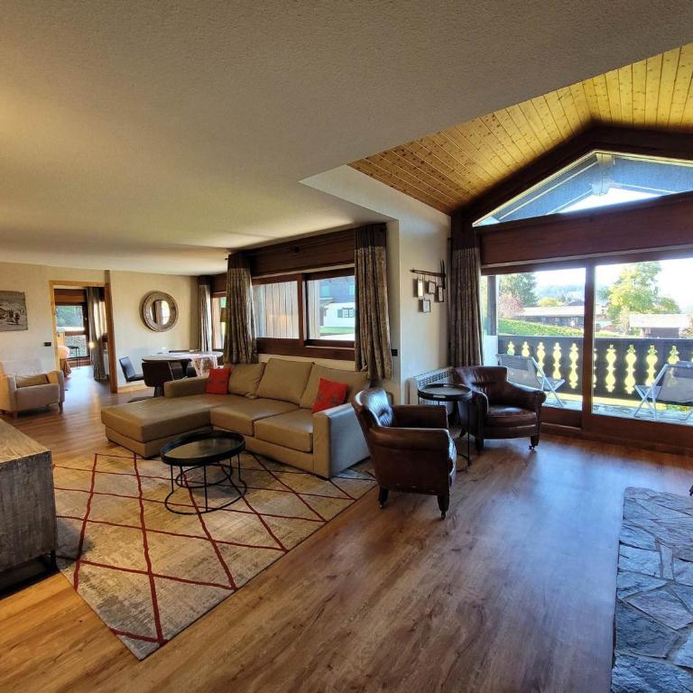 Superbe appartement 6 pièces au pied des pistes, 4 chambres en suite, centre Les Gets - FR-1-598-26 - Appartamento (10 Adulti) - 1