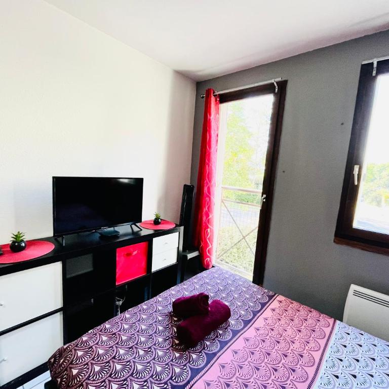 Le Red Escape à 15min du centre avec parking privé gratuit - Apartamento Estudio - 17