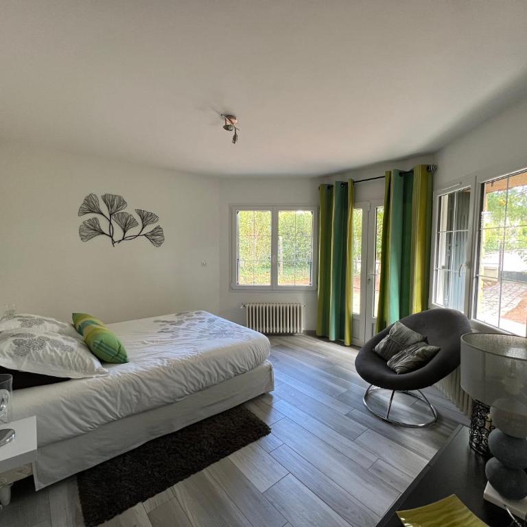 Chambre privée Chiberta - Chambre Double avec Salle de Bains Privative - 1