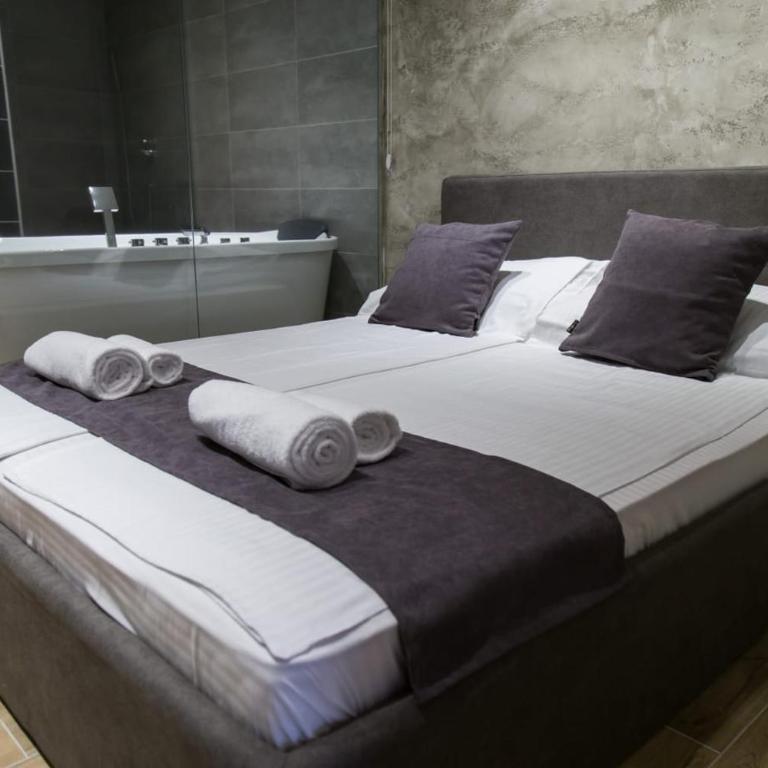 Empire Luxury Apartments - Deluks Dvokrevetna Soba sa Bračnim Krevetom i Đakuzijem - 25