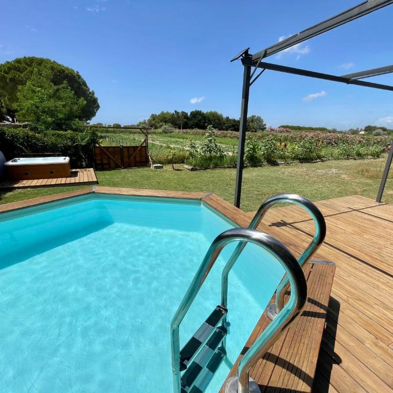 myinsolite - Tiny-house, jacuzzi, brasero, piscine - Chalet 1 Chambre - 66