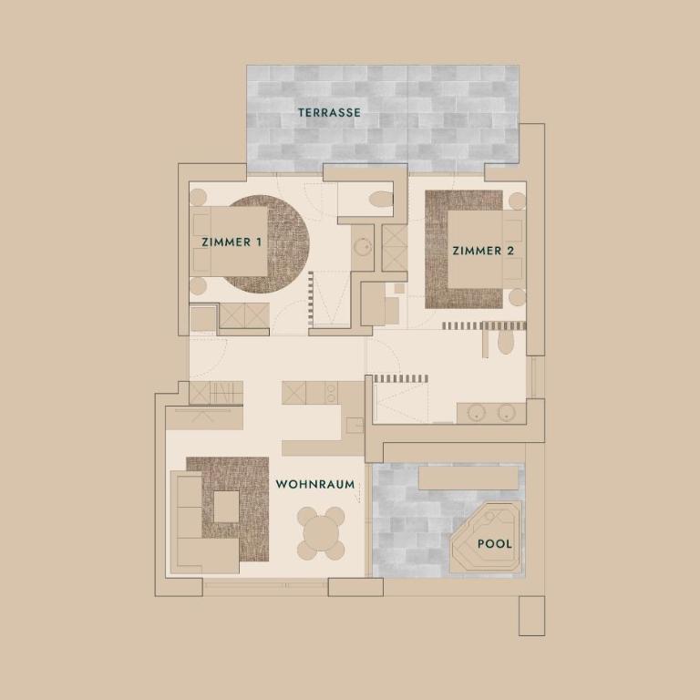 4Monkeys Apartments - Apartment mit 2 Schlafzimmern - 4