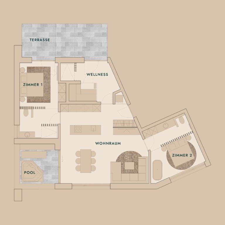 4Monkeys Apartments - Apartment mit 2 Schlafzimmern - 5