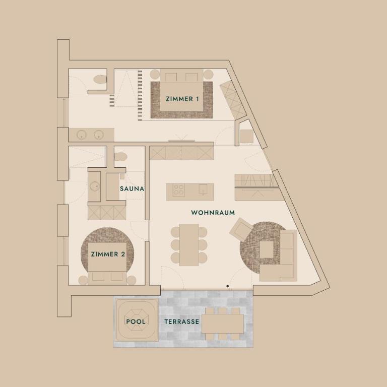 4Monkeys Apartments - Apartment mit 2 Schlafzimmern - 7