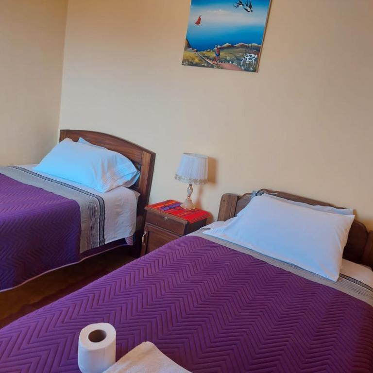 Hostal Tawri - Habitación Doble con baño compartido - 2 camas - 3