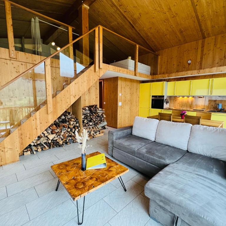 Chalet Breithorn- Perfect for Holiday with Amazing View! - Loft-Apartment B mit Whirlpool - 42
