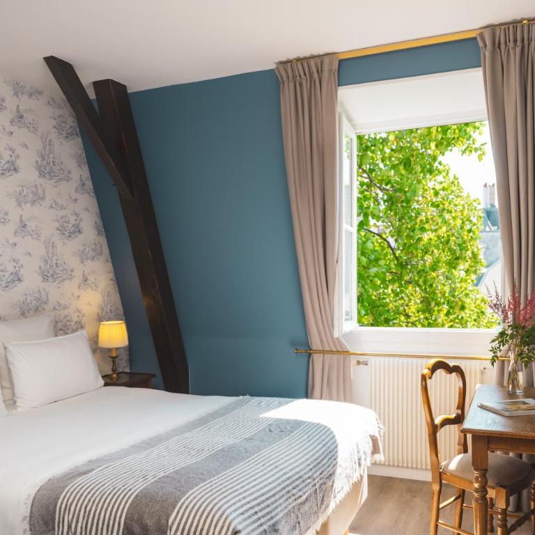 Hotel des Grandes Ecoles - Chambre Double - Vue sur Jardin - 1