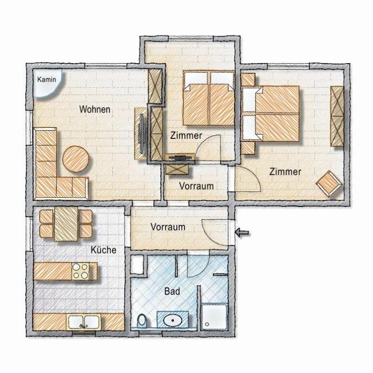 Apartmenthaus Steiner - Apartment mit 2 Schlafzimmern - 1