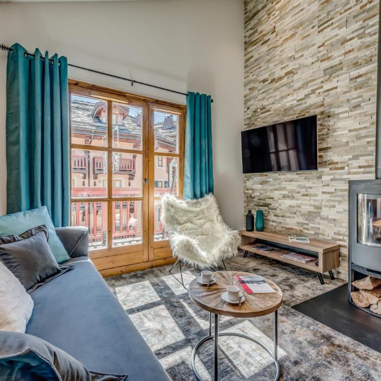 Arc 1950 - Charmant Appart 2-4 pers dans résidence hôtelière, Skis aux pieds - One-Bedroom Deluxe Apartment - 8