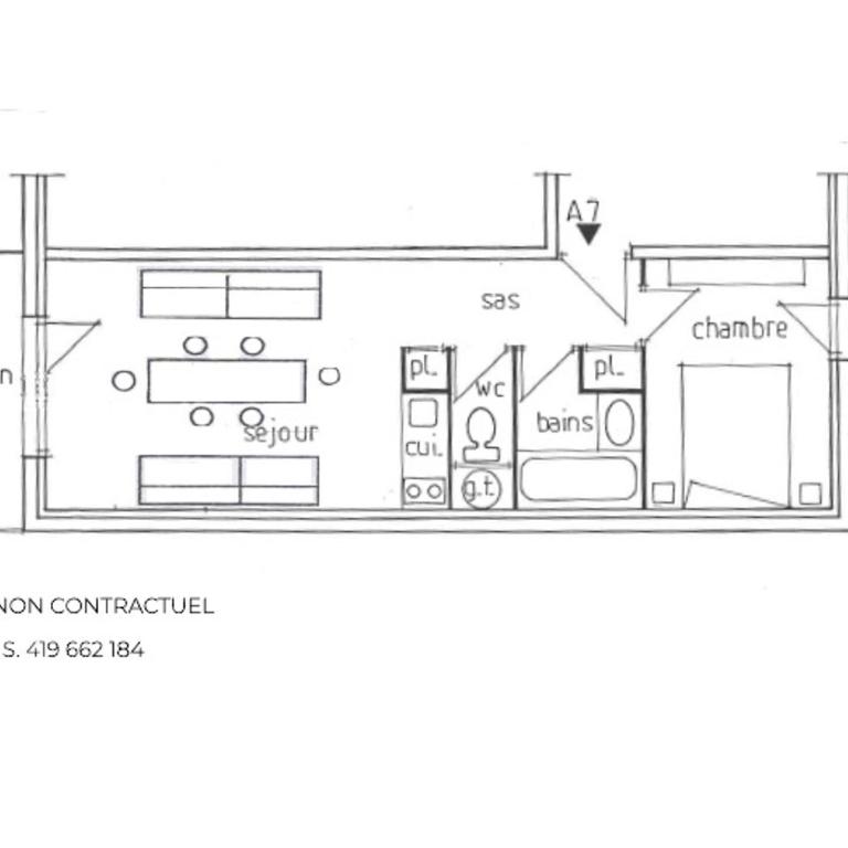 2 pièces pour 4 pers. face télécabine St Martin de Belleville, animaux admis - FR-1-452-114 - Appartement 1 Chambre - 2