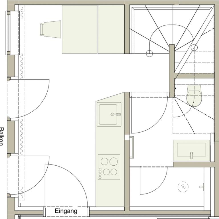 Pension Dorferwirt - Studio-Apartment - 2