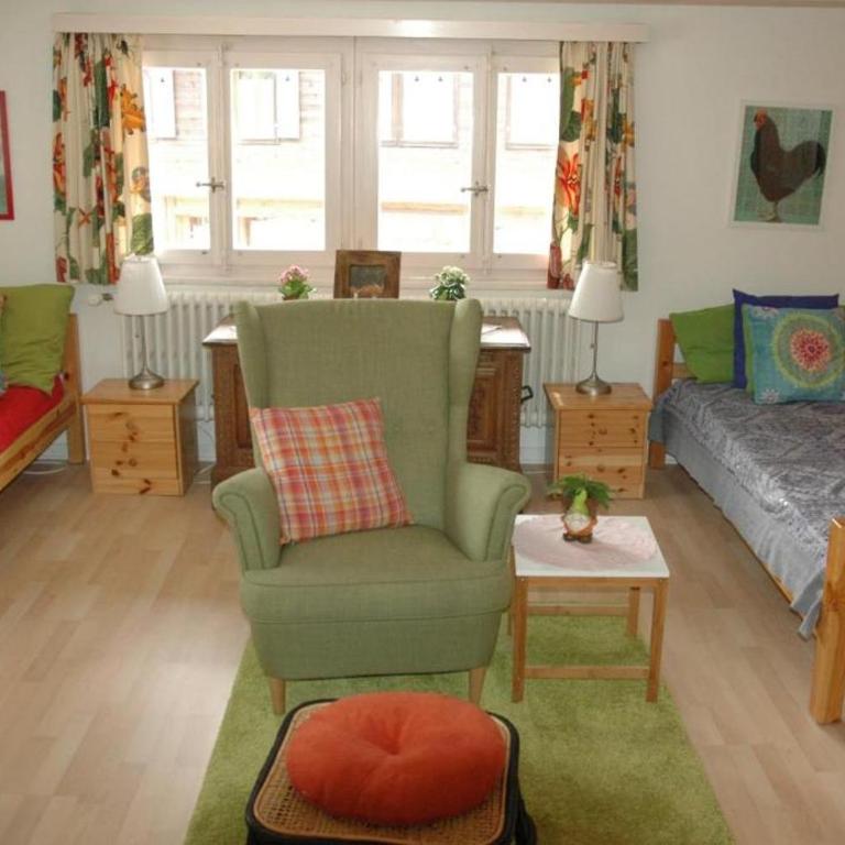 Chalet la Griotte - Zimmer für 6 Personen mit Balkon und Gemeinschaftsbad - 4