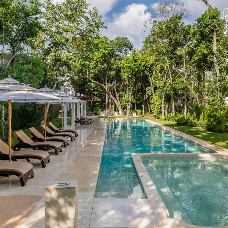 Quiet 2BR in Tulum with Pool Spacious Patio Gym - Apartamento de 2 dormitorios - 1