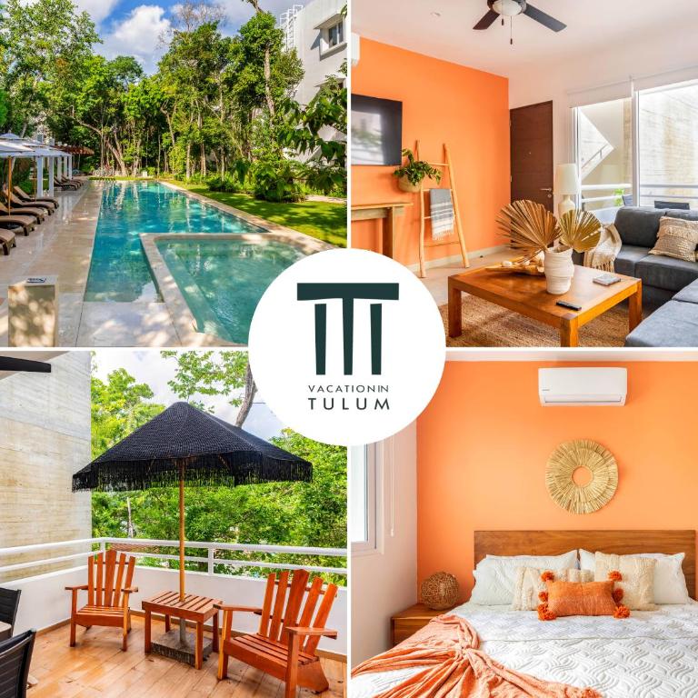 Quiet 2BR in Tulum with Pool Spacious Patio Gym - Apartamento de 2 dormitorios - 2