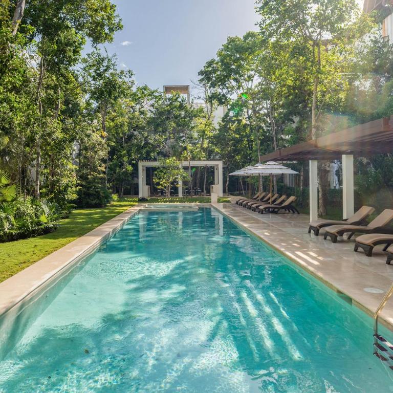 Quiet 2BR in Tulum with Pool Spacious Patio Gym - Apartamento de 2 dormitorios - 8