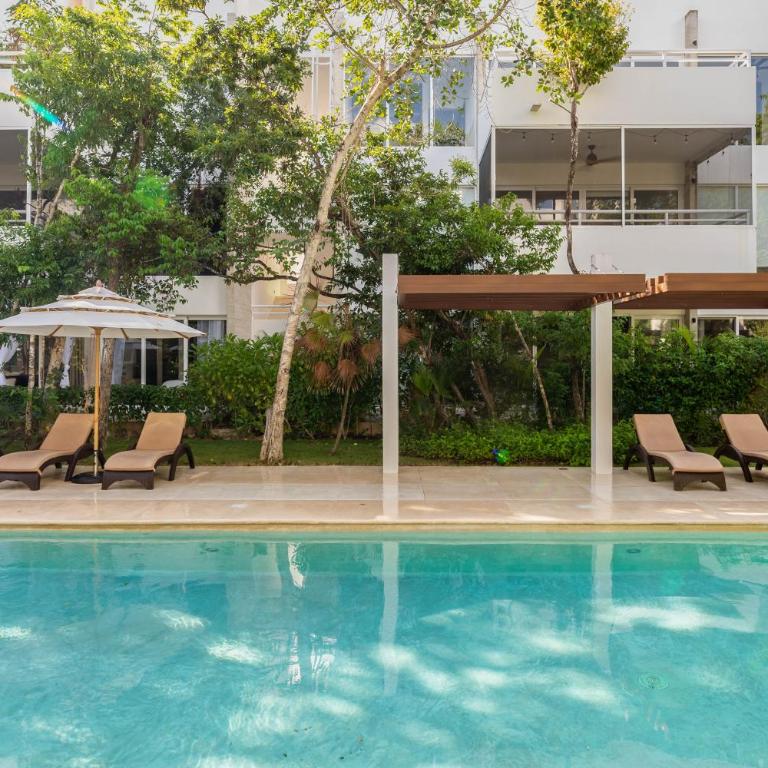 Quiet 2BR in Tulum with Pool Spacious Patio Gym - Apartamento de 2 dormitorios - 6